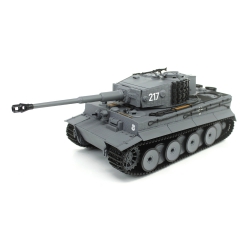 Czołg zdalnie sterowany IR/dźwięk 1:24 German Tiger 1 Mid Std Gray RTR 2.4Ghz - Heng Long 3841-11-M
